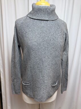 lovestitch Gray Turtleneck Sweater, Medium